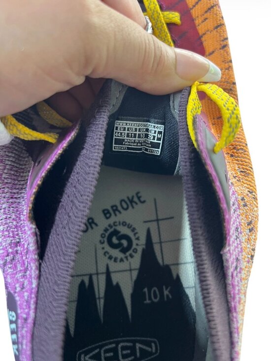 KEEN Seek Trail Running Shoes Men’s 11 - Sunset Purple/Orange Rocker Sole main image 5